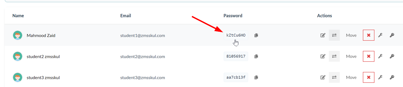 Random password generated